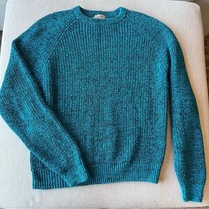 Men’s Store Turquoise|Black Knit Sweater